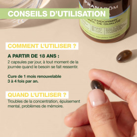 Complément alimentaire Focus - 60 capsules | Inula
